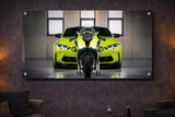 Dupla Verde Performance — M4 & Moto (Acrílico Cristal 5mm | LED Neon)®