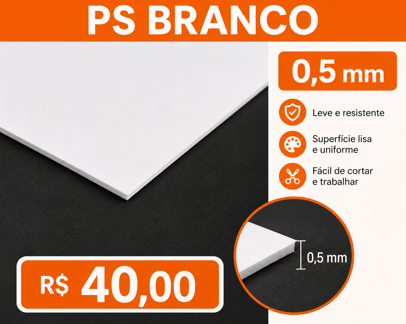 PS BRANCO 0,5 MM
