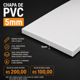 CHAPA DE PVC EXPANDIDO 5MM