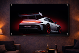 Quadro GT3 RS — Luz Vermelha, Roda Rubi (Acrílico Cristal)