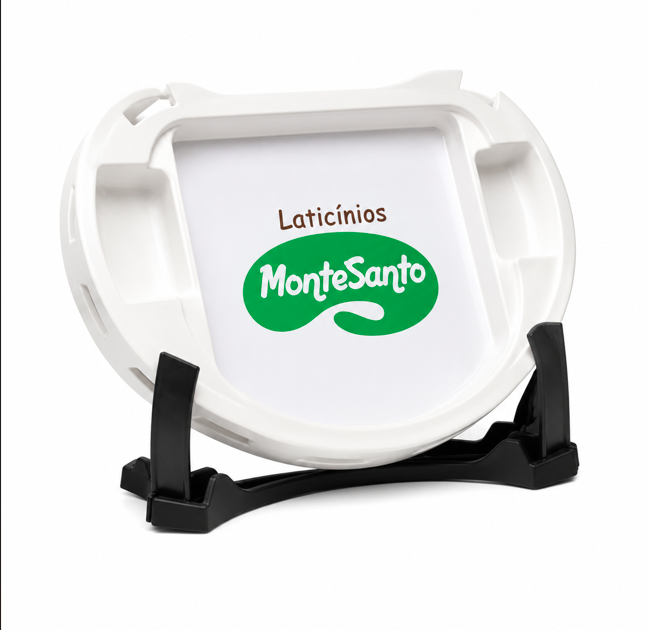Bandeja de degustação personalizada Laticínios Monte Santo
