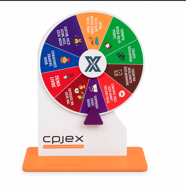 Mini roleta personalizada CPJEX