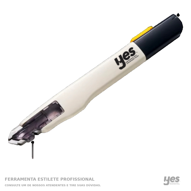 Ferramenta Estilete Profissional — foto original com fundo branco e rodapé YES