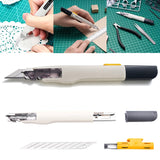 Retractable Utility Knife Box Cutter Paper Cutter Letter Opener Art Knife Pocket Knives Korean Stationery School Office Supplies