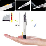 Retractable Utility Knife Box Cutter Paper Cutter Letter Opener Art Knife Pocket Knives Korean Stationery School Office Supplies